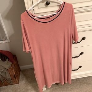 Pink T-Shirt Dress